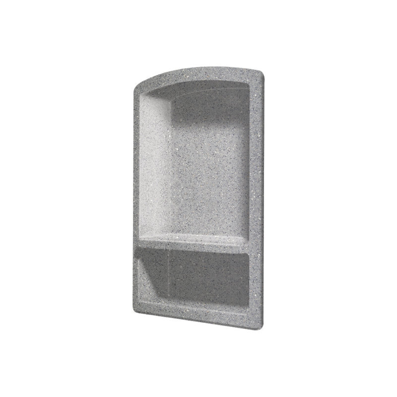 Tablette de douche à surface solide Chandler, Granite