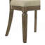 Ensemble de chaises d'appoint Parfield en tissu brun clair et finition chêne vieilli (ensemble de 2)
