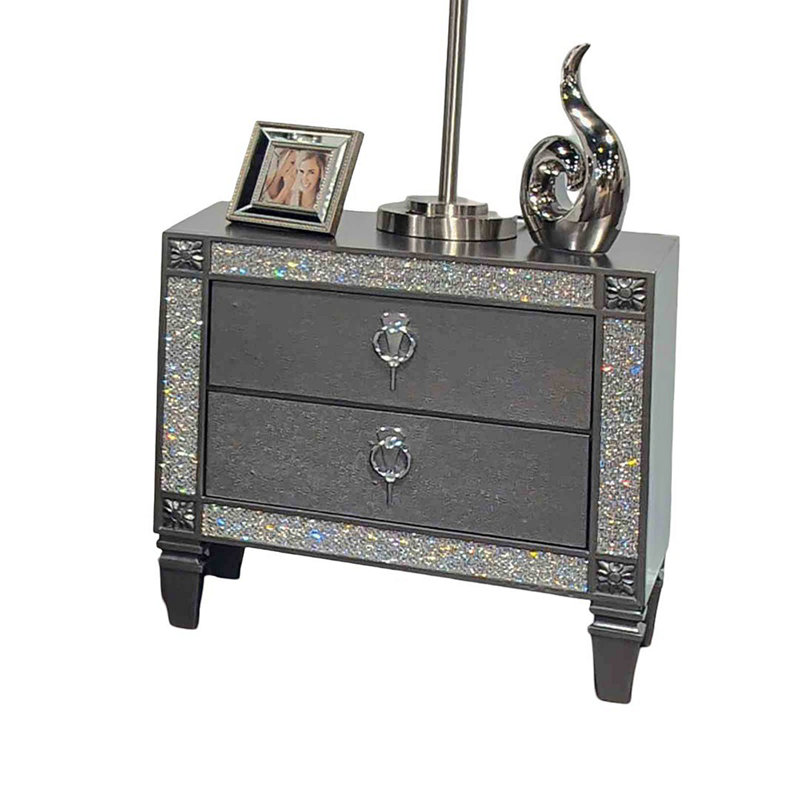 Mobilier de chambre à coucher 1 pièce Glam Style