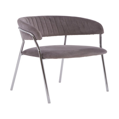 Elsberry 46 cm H Velvet Armchair