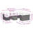 Vidaxl Garden Sofa Set Black