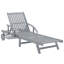 Chaise longue simple en acacia 80 po avec coussins Stanstead-1468242707