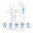 Beauton Adjustable Metal Base Standing Desk-2069206830