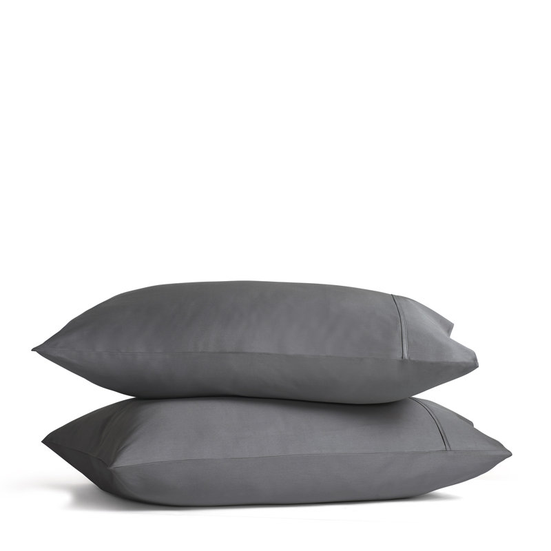 Premier Sateen - Sheet King Pillow Case Pair, King Pillowcase, Graphite