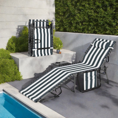 Méridiennes de patio réglables, acier et tissu Oxford, gris élégant pour un confort extérieur