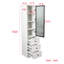 Armoire de rangement 15 tiroirs 15,8 po de largeur