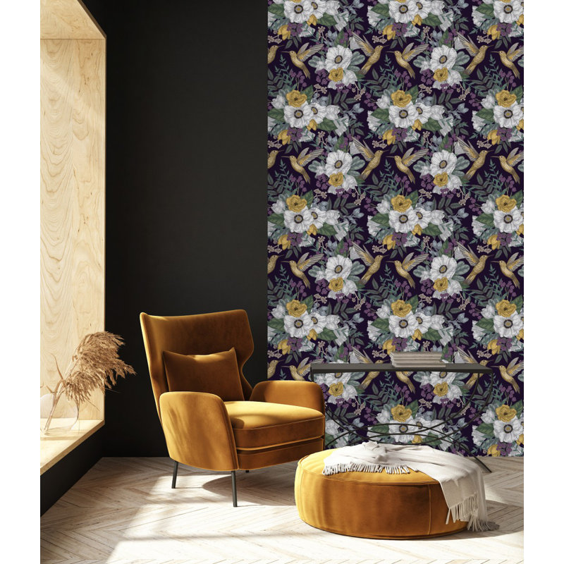 Floral Tile, 2.08' W x 10.42' L