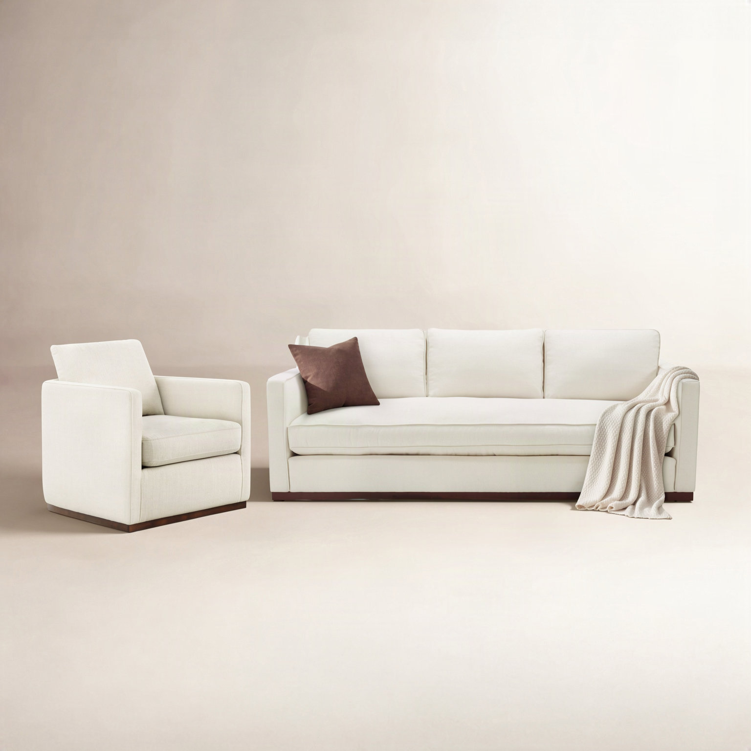 Bobbi 2-Piece Linen Living Room Set, Effie Linen