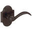 Beavertail Passage Door Lever with R030 Rose-22255190