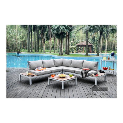 Canapé modulaire avec coussins Winona