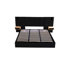 Très grand lit plateforme tapissier hydraulique en velours avec 2 tablettes, 2 lampes de lecture et port USB-899770561