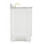 Meuble-lavabo simple en bois massif 43 po Freitas avec plateau en marbre de Carrare blanc 0,75 po Freitas-1562859314-1562859313-1596507138