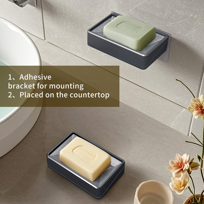 Modular Soap Holder With Drainage Tray