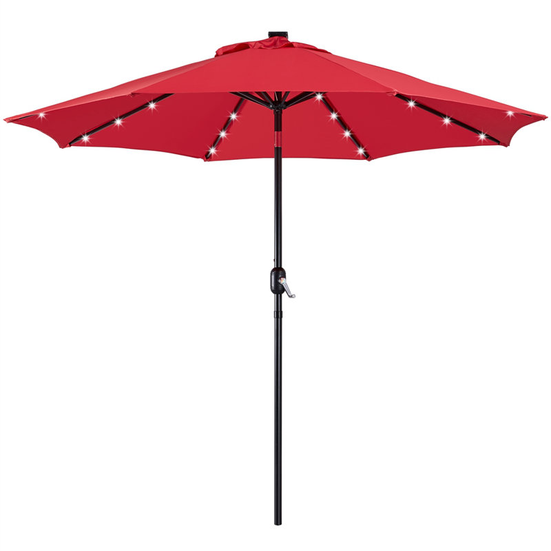 Parasol de marché Bucci, Rouge
