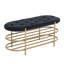 Banc de rangement en velours Rosheda-983446016