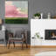 «Pink Fields At Sunrise» par Svetlana Aleynikova, art mural en verre acrylique-1995510747