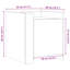 Presutto 45cm W Manufactured Wood Bedside Table-1630570889