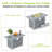 Rectangle Propane Smokeless Fire Pit Table with Hidden Fuel Tank-1328707486