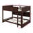 Queen Over Queen Bunk Bed With Storage Cabinets-63650713