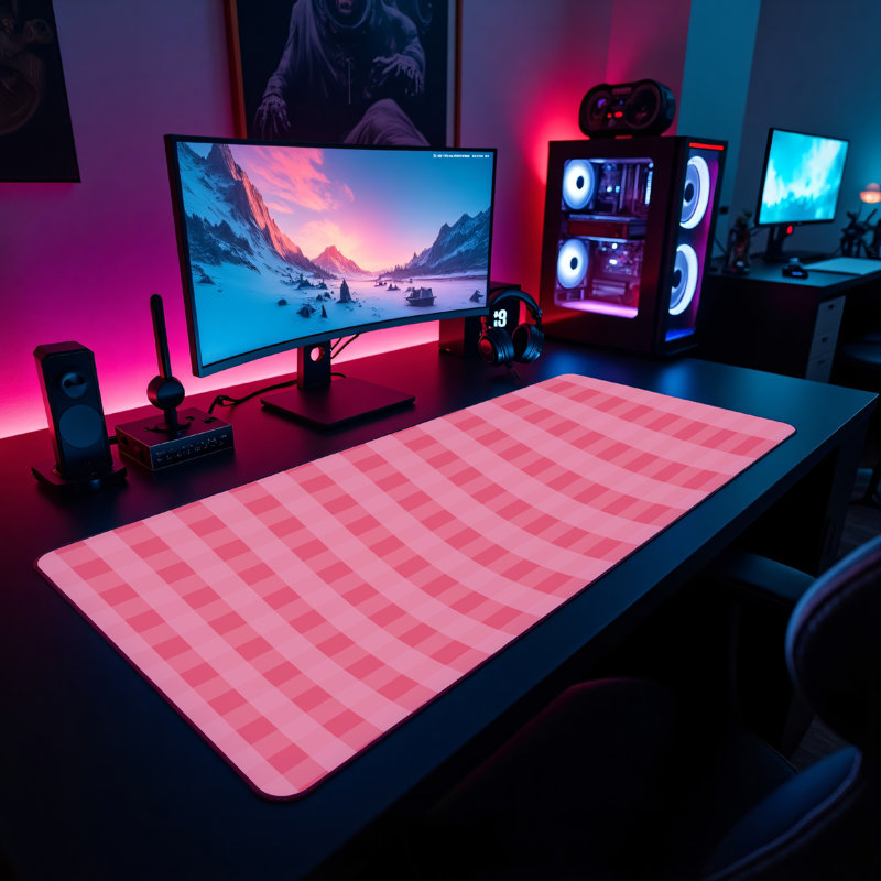 Polyester Desk Pad, 14.4x12.1