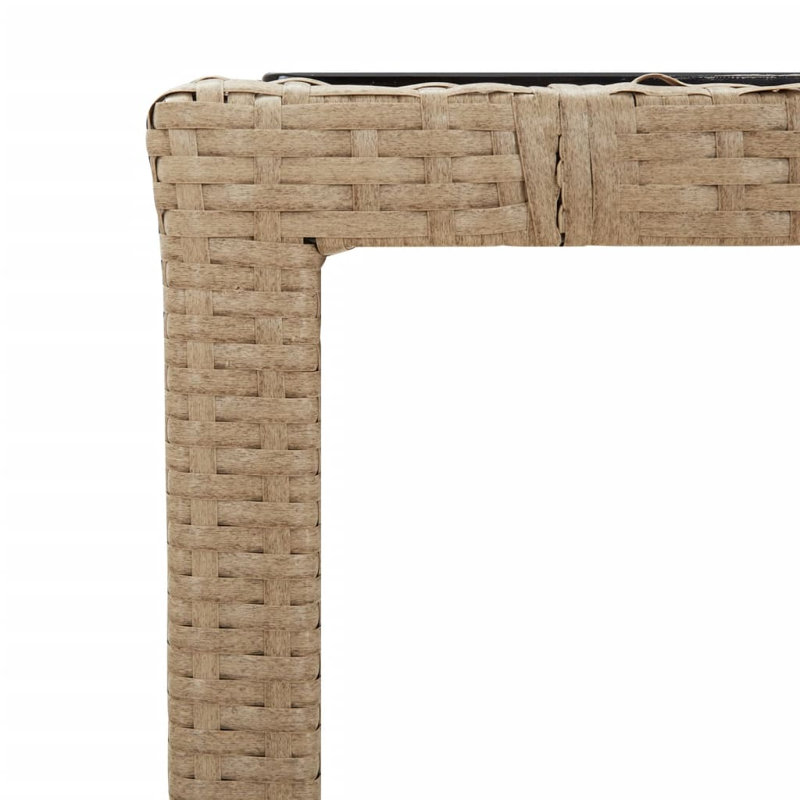 Lotman Rectangular Wicker Outdoor Dining Table , 150cm cm W 90cm cm D