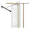 Porte coulissante à fermeture à glissière avec fermeture en douceur - panneau coulissant en panneau de fibres de verre blanc clair de 10 Lite et porte de garde-manger (cadre de porte à gousset inclus)-113022132