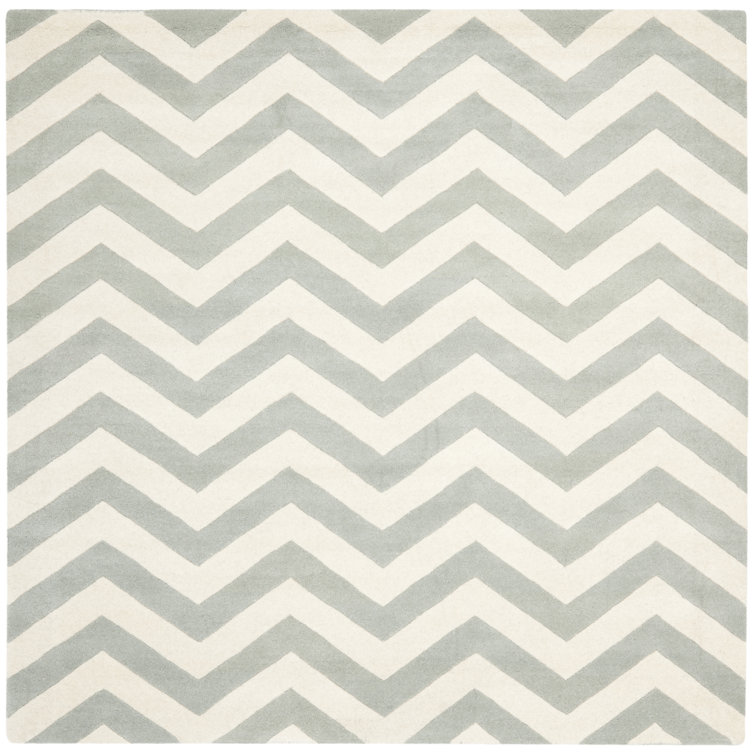 Teresita Hand Tufted Wool Chevron Rug