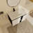 Kennadie 31.73 " W Wall Mounted Wall Mounted 1 Single Vanity Bathroom Vanity With Ceramic Top