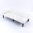 White , 67 - Inch, Bed, Cup Holder, Small Dormitory Spaces 2 Seat Solid Wood Frame, Foldable Design