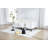 Beige Velvet Upholstered Daybed