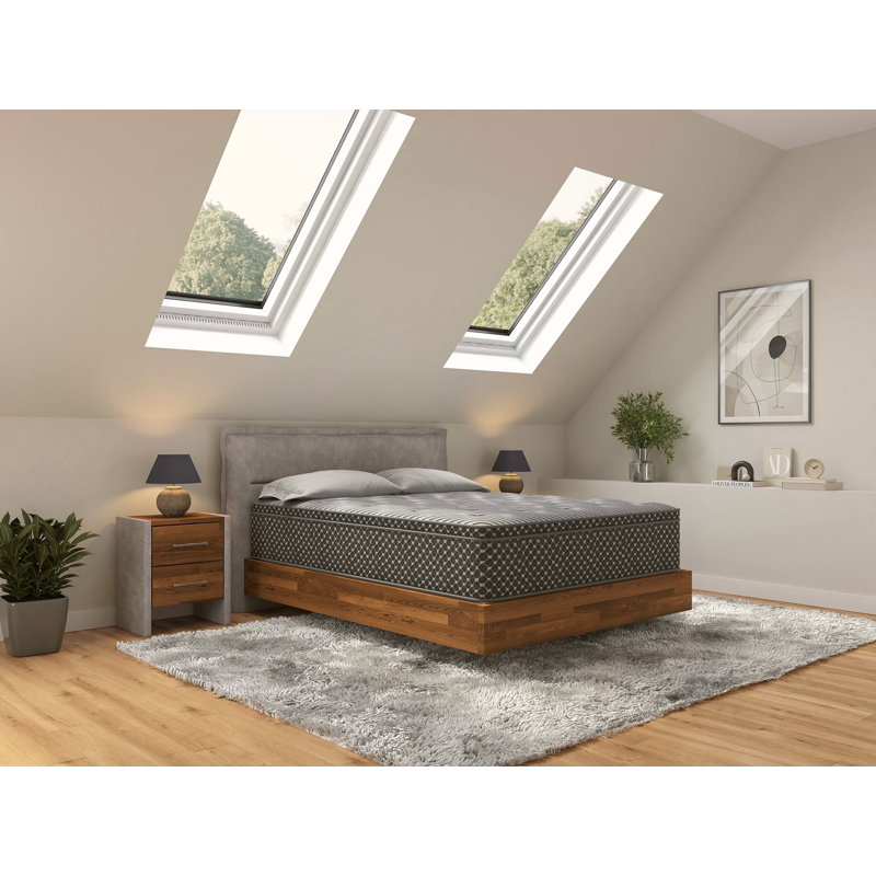 Matelas hybride matelassé Eurotop, moelleux, Très grand lit