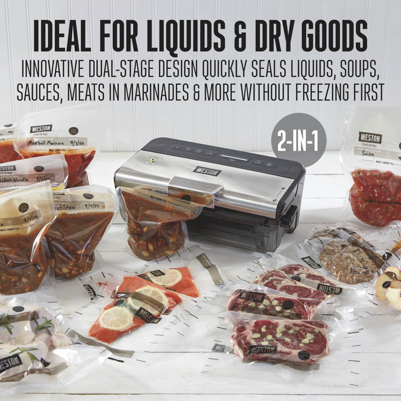 Weston® 2-in-1 Liquid And Dry Vacuum Sealer