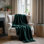 Couverture en molleton doux et moelleux - Jeté en flanelle réversible pour lit et canapé