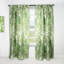 Panneau de rideau simple semi-diaphane avec passe-tringle Exotic with Tropical Leaves-983762571