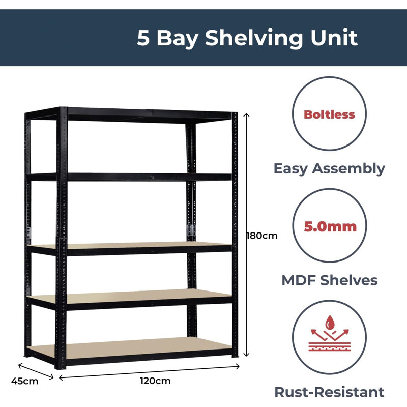 Ayrie 120 cm W Shelving Unit