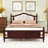 Queen Upholstered Platform Bed with Headboard-1170031415