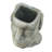 5X5.5X9" Easter Island Cement Planter