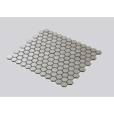 Carreau de mosaïque hexagonal en porcelaine Urban 1 "x 1"