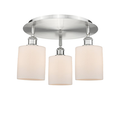 Dublin Glass Semi Flush Mount