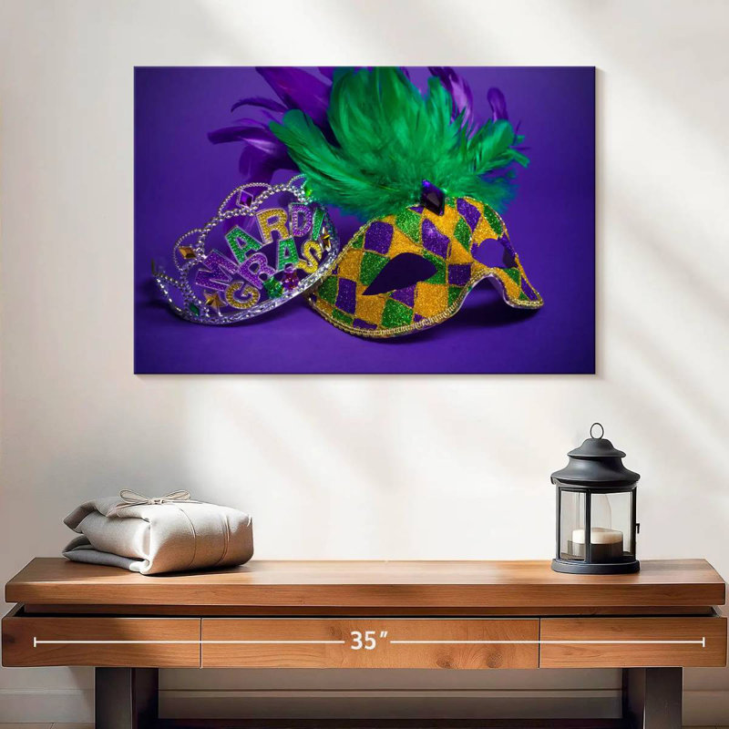 Accessoires Mardi Gras Lelend, H 16 po x l 24 po