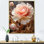 «Tender White» et rose clair, art floral I - impression