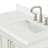 37'' Single Bathroom Vanity with White Quartz Top-93359411