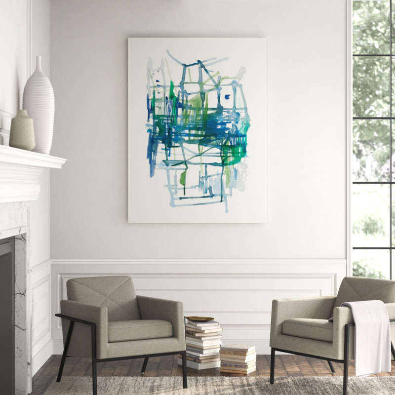 Complex Mind I Print by Sara Brown, Image Brush Gel, 48" H x 36" W