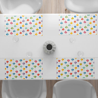 Polyester Abstract Rectangle Placemat