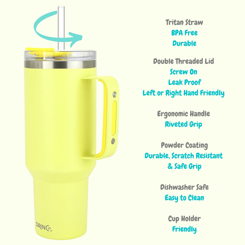 40 oz. Drinco BigSur, Citron