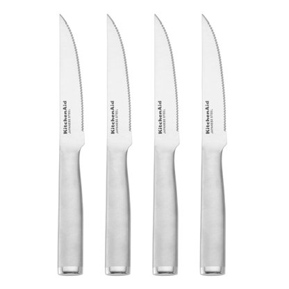 KitchenAid Classic Non-Slip Steak Knife - Set of 4 (Black)