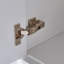 Meuble-lavabo autoportant blanc moderne de 30 pouces avec lavabo vasque en céramique blanche