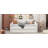 Twin Size Tufted Upholstered Daybed with Trundle ,Velvet Sofabed with USB&Type-C Charging Ports,No Box-spring Needed, Beige-1639102218