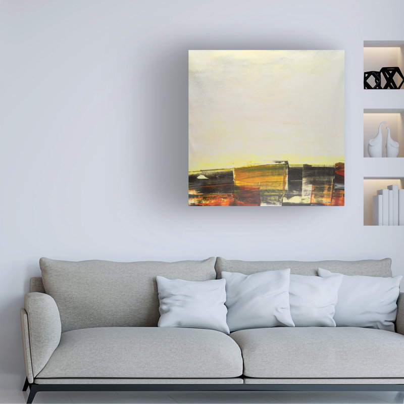«Embellished Boxes II» sur toile, H 14 po x l 14 po