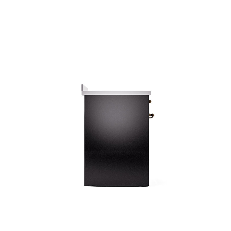 ILVE Nostalgie II 30 in Induction Range, Glossy Black/Bronze